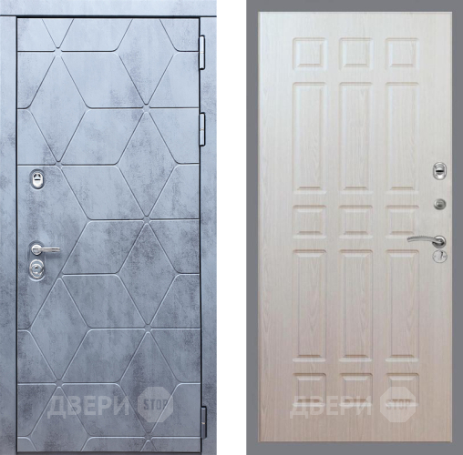 Входная металлическая Дверь Рекс (REX) 28 FL-33 Беленый дуб в Шатуре