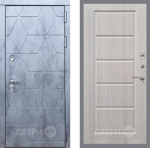 Входная металлическая Дверь Рекс (REX) 28 FL-39 Беленый дуб в Шатуре