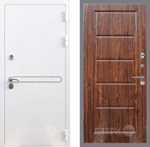 Дверь Рекс (REX) 27 FL-39 орех тисненый в Шатуре