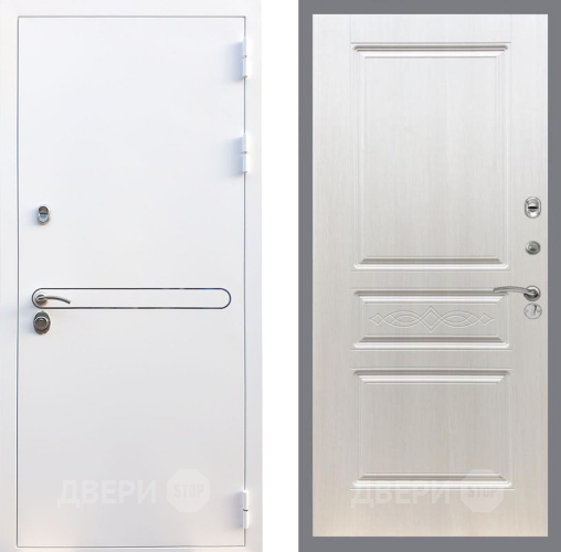 Входная металлическая Дверь Рекс (REX) 27 FL-243 Лиственница беж в Шатуре