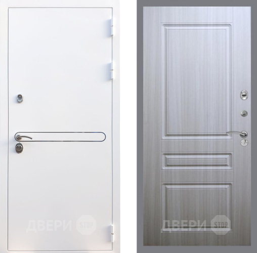 Входная металлическая Дверь Рекс (REX) 27 FL-243 Сандал белый в Шатуре