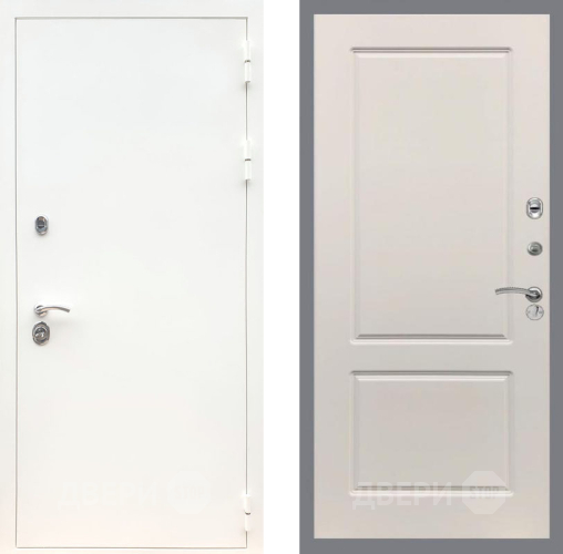 Дверь Рекс (REX) 5 Белая Шагрень FL-117 Шампань в Шатуре