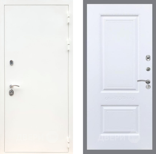 Дверь Рекс (REX) 5 Белая Шагрень Смальта Силк Сноу в Шатуре