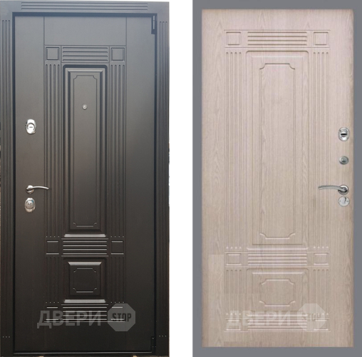 Входная металлическая Дверь Рекс (REX) 9 FL-2 Беленый дуб в Шатуре