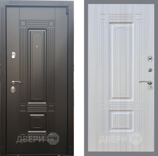 Входная металлическая Дверь Рекс (REX) 9 FL-2 Сандал белый в Шатуре