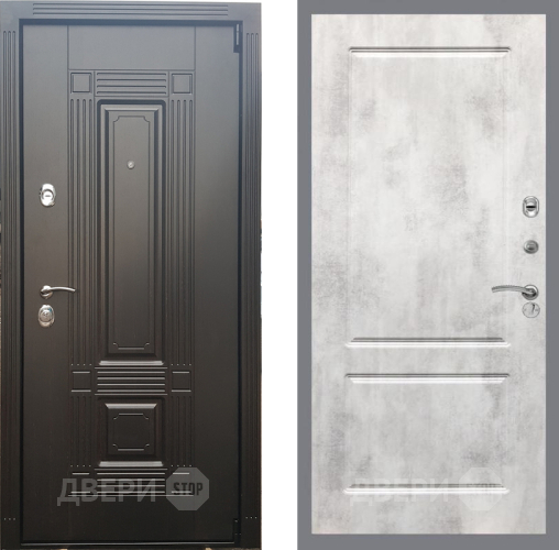 Дверь Рекс (REX) 9 FL-117 Бетон светлый в Шатуре