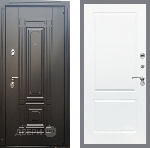 Входная металлическая Дверь Рекс (REX) 9 FL-117 Силк Сноу в Шатуре