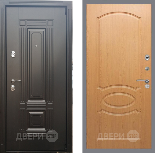 Входная металлическая Дверь Рекс (REX) 9 FL-128 Дуб в Шатуре