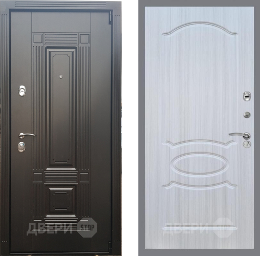 Входная металлическая Дверь Рекс (REX) 9 FL-128 Сандал белый в Шатуре