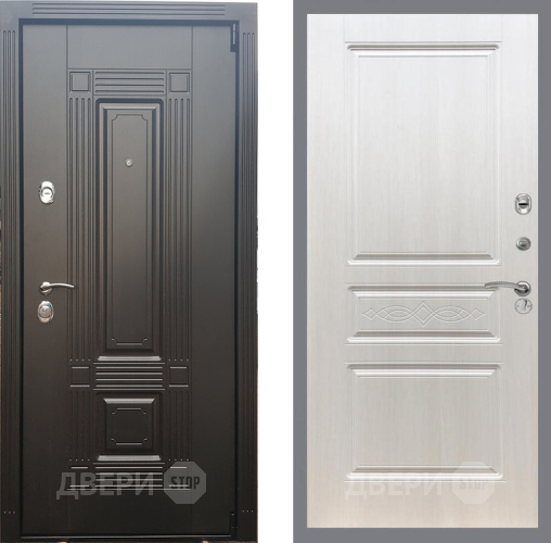 Входная металлическая Дверь Рекс (REX) 9 FL-243 Лиственница беж в Шатуре