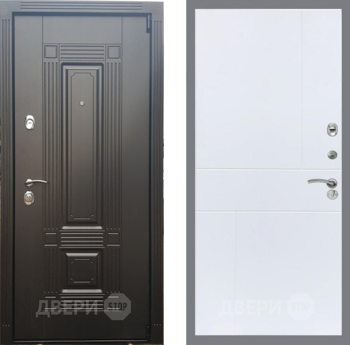 Входная металлическая Дверь Рекс (REX) 9 FL-290 Силк Сноу в Шатуре