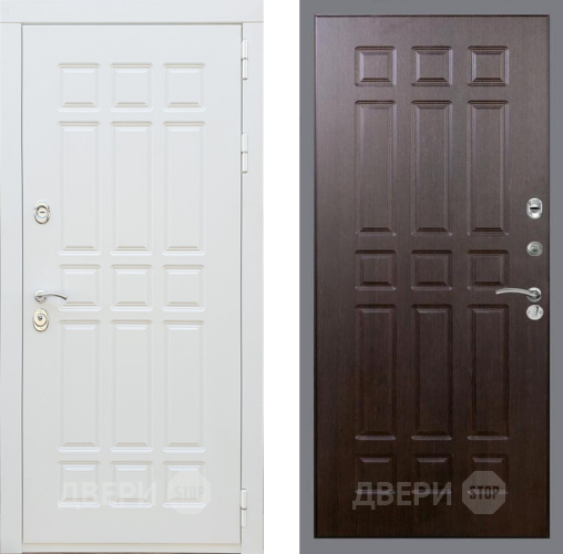 Входная металлическая Дверь Рекс (REX) 8 Силк Сноу FL-33 Венге в Шатуре
