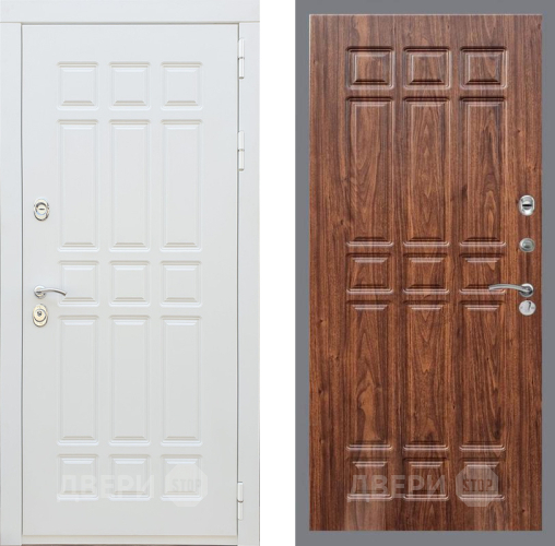 Дверь Рекс (REX) 8 Силк Сноу FL-33 орех тисненый в Шатуре