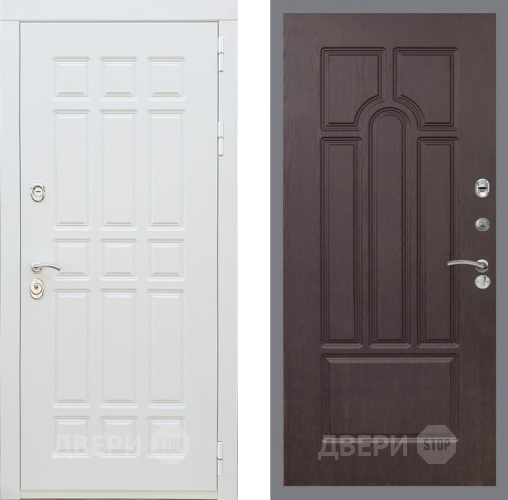 Дверь Рекс (REX) 8 Силк Сноу FL-58 Венге в Шатуре