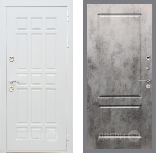 Дверь Рекс (REX) 8 Силк Сноу FL-117 Бетон темный в Шатуре