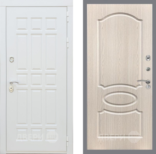 Дверь Рекс (REX) 8 Силк Сноу FL-128 Беленый дуб в Шатуре