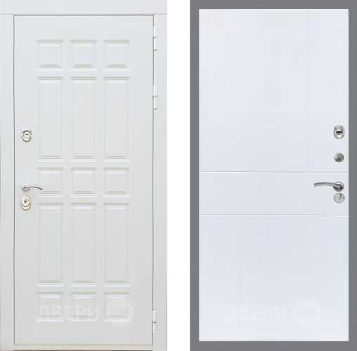 Входная металлическая Дверь Рекс (REX) 8 Силк Сноу FL-290 Силк Сноу в Шатуре