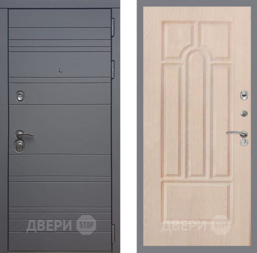 Дверь Рекс (REX) 14 силк титан FL-58 Беленый дуб в Шатуре