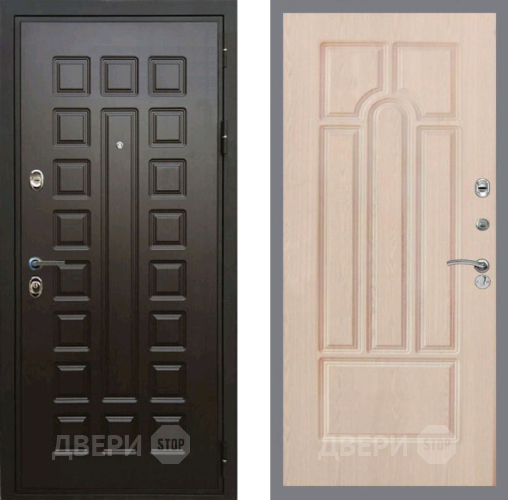 Входная металлическая Дверь Рекс (REX) Премиум 3к FL-58 Беленый дуб в Шатуре