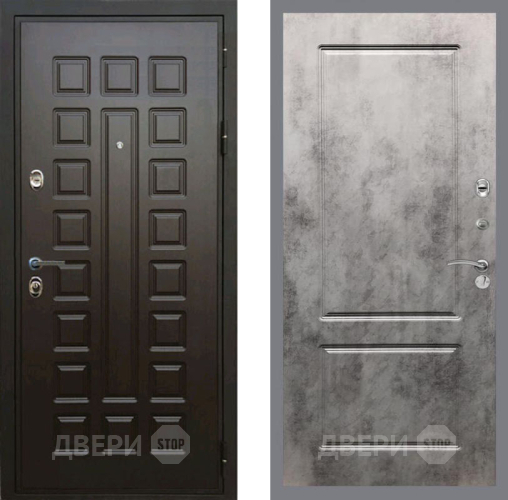 Дверь Рекс (REX) Премиум 3к FL-117 Бетон темный в Шатуре