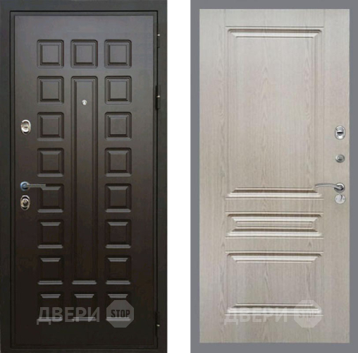 Дверь Рекс (REX) Премиум 3к FL-243 Беленый дуб в Шатуре