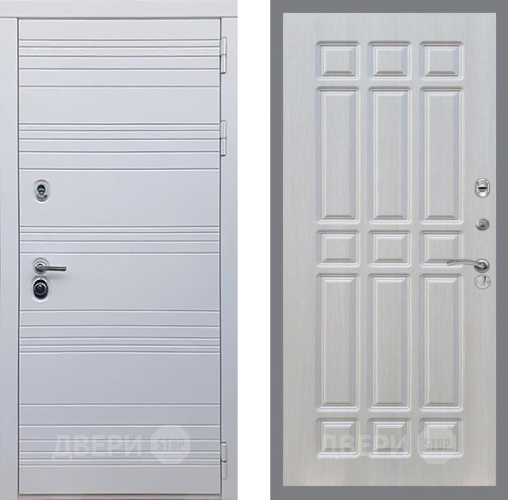 Входная металлическая Дверь Рекс (REX) 14 Силк Сноу FL-33 Лиственница беж в Шатуре