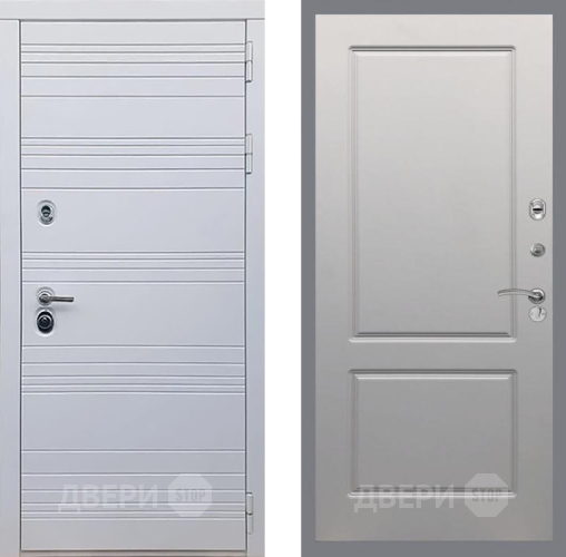 Входная металлическая Дверь Рекс (REX) 14 Силк Сноу FL-117 Грей софт в Шатуре