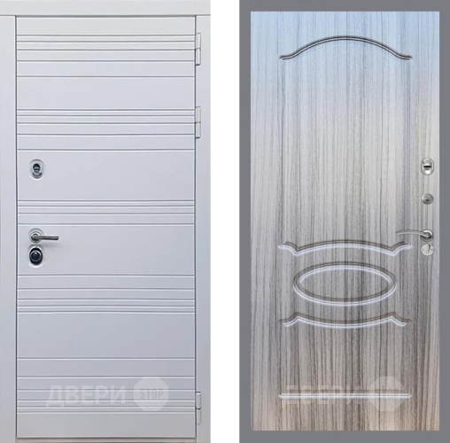 Дверь Рекс (REX) 14 Силк Сноу FL-128 Сандал грей в Шатуре