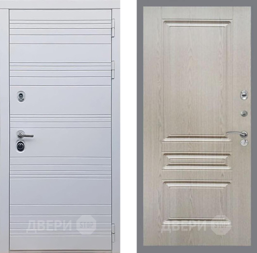 Дверь Рекс (REX) 14 Силк Сноу FL-243 Беленый дуб в Шатуре