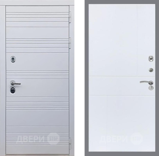 Входная металлическая Дверь Рекс (REX) 14 Силк Сноу FL-290 Силк Сноу в Шатуре