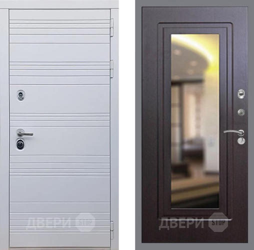 Входная металлическая Дверь Рекс (REX) 14 Силк Сноу FLZ-120 Венге в Шатуре