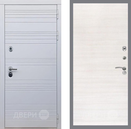 Входная металлическая Дверь Рекс (REX) 14 Силк Сноу GL Акация в Шатуре