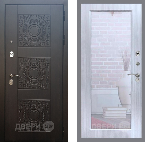 Дверь Рекс (REX) 10 Зеркало Пастораль Сандал белый в Шатуре