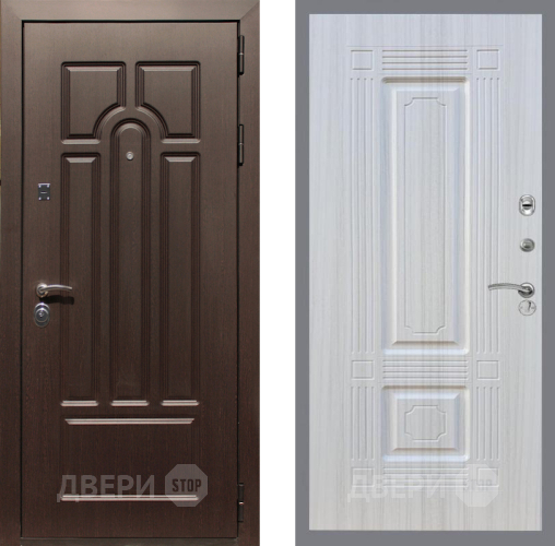 Дверь Рекс (REX) Эврика FL-2 Сандал белый в Шатуре