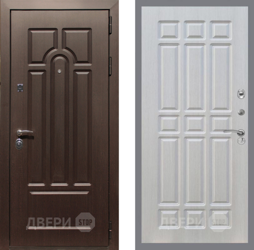 Входная металлическая Дверь Рекс (REX) Эврика FL-33 Лиственница беж в Шатуре