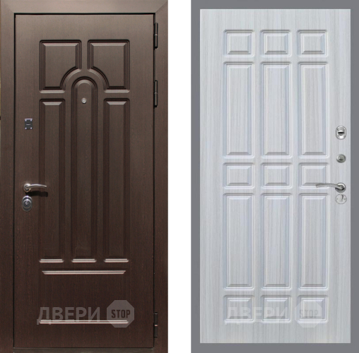 Входная металлическая Дверь Рекс (REX) Эврика FL-33 Сандал белый в Шатуре