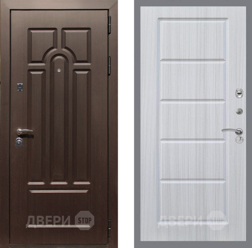 Входная металлическая Дверь Рекс (REX) Эврика FL-39 Сандал белый в Шатуре