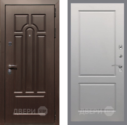 Дверь Рекс (REX) Эврика FL-117 Грей софт в Шатуре