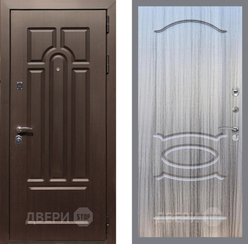 Дверь Рекс (REX) Эврика FL-128 Сандал грей в Шатуре