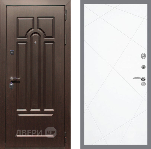 Дверь Рекс (REX) Эврика FL-291 Силк Сноу в Шатуре