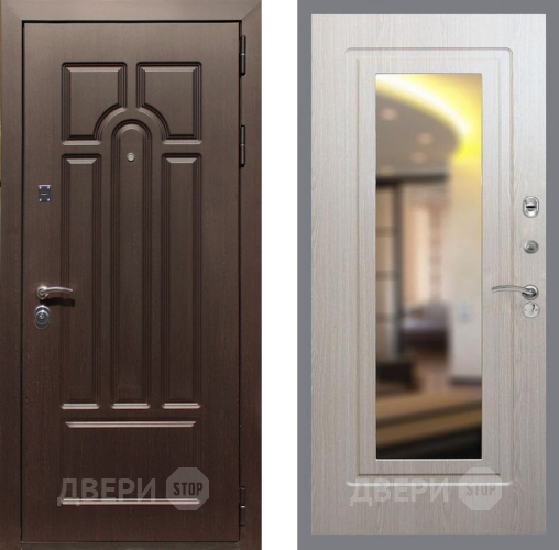 Дверь Рекс (REX) Эврика FLZ-120 Беленый дуб в Шатуре