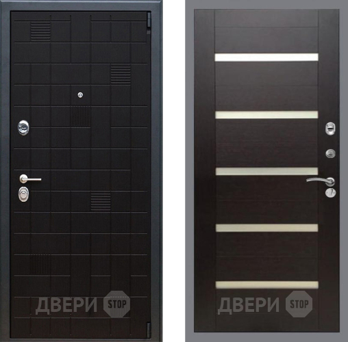 Дверь Рекс (REX) 12 СБ-14 стекло белое венге поперечный в Шатуре