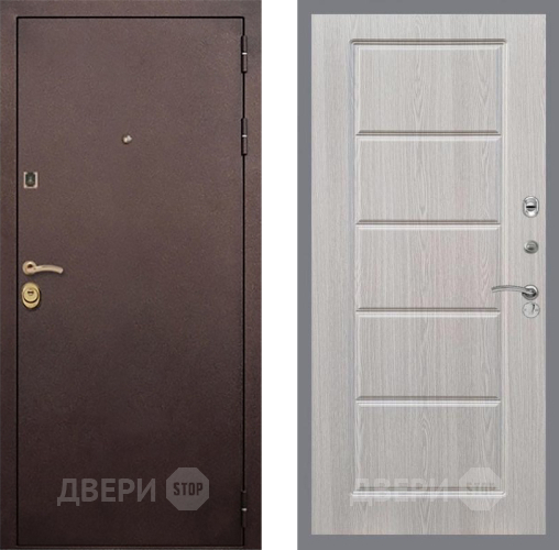 Входная металлическая Дверь Рекс (REX) Лайт 3К FL-39 Беленый дуб в Шатуре