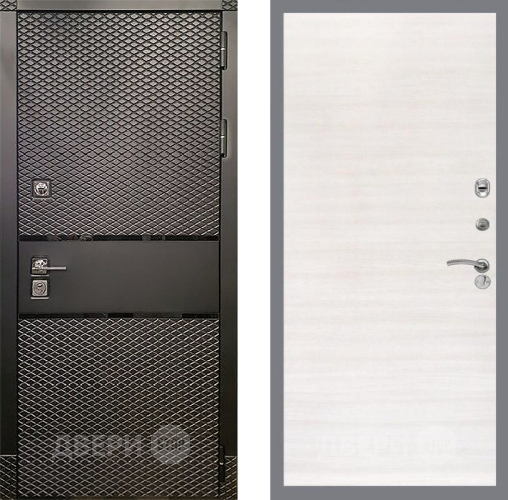 Входная металлическая Дверь Рекс (REX) 15 Черный Кварц GL Акация в Шатуре