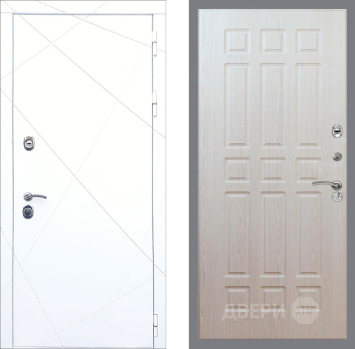 Дверь Рекс (REX) 13 Силк Сноу FL-33 Беленый дуб в Шатуре