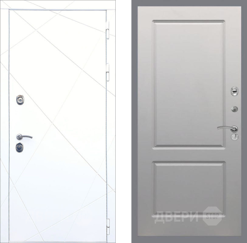 Входная металлическая Дверь Рекс (REX) 13 Силк Сноу FL-117 Грей софт в Шатуре