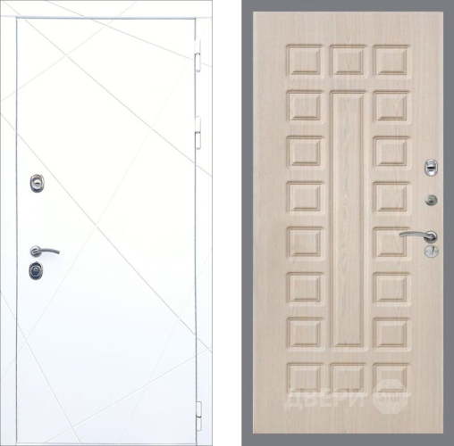 Входная металлическая Дверь Рекс (REX) 13 Силк Сноу FL-183 Беленый дуб в Шатуре