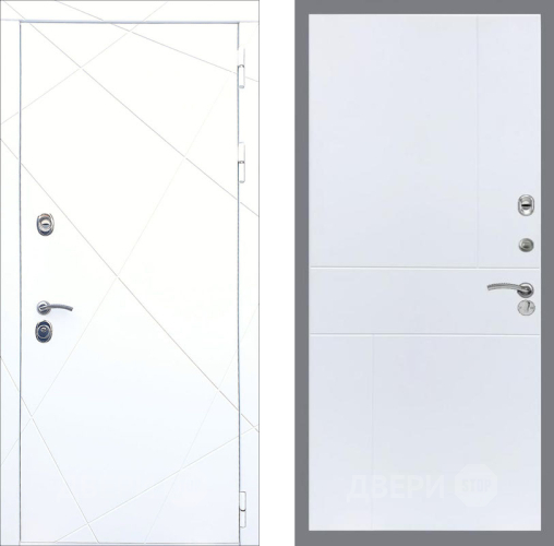 Входная металлическая Дверь Рекс (REX) 13 Силк Сноу FL-290 Силк Сноу в Шатуре