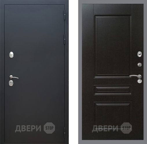 Дверь Рекс (REX) 5 Черный Муар FL-243 Венге в Шатуре