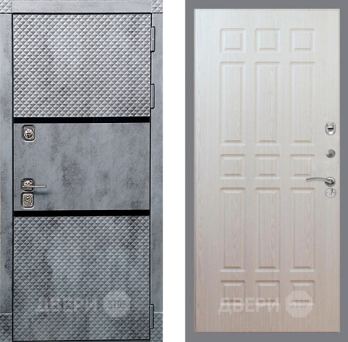 Дверь Рекс (REX) 15 Бетон Темный FL-33 Беленый дуб в Шатуре